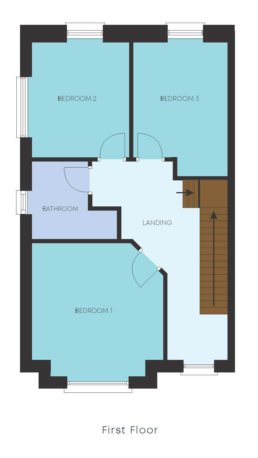 First Floor Plan - WestPoint - Donegal Town